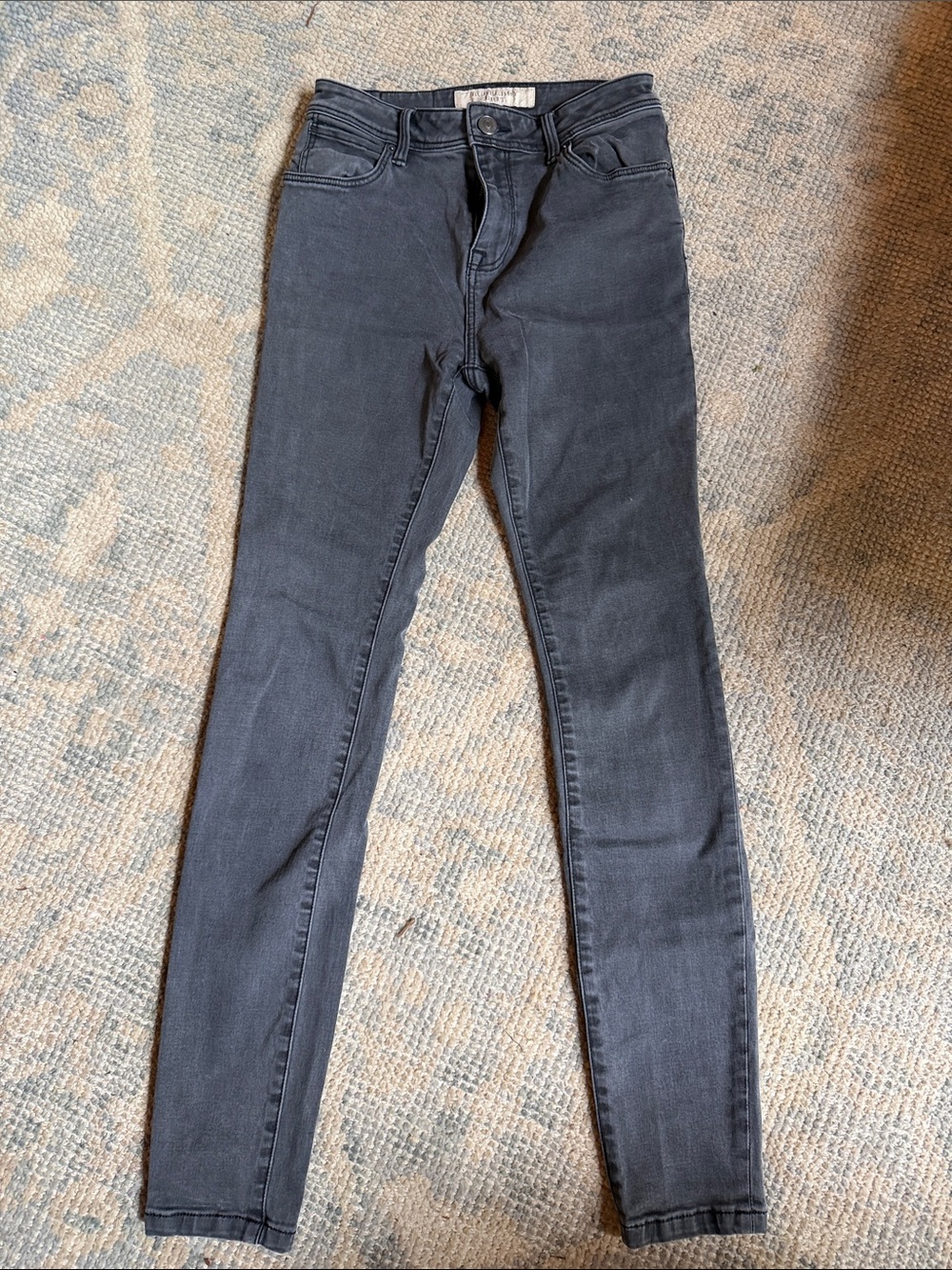 Burberry Women's Skinny Jeans in Charcoal Gray